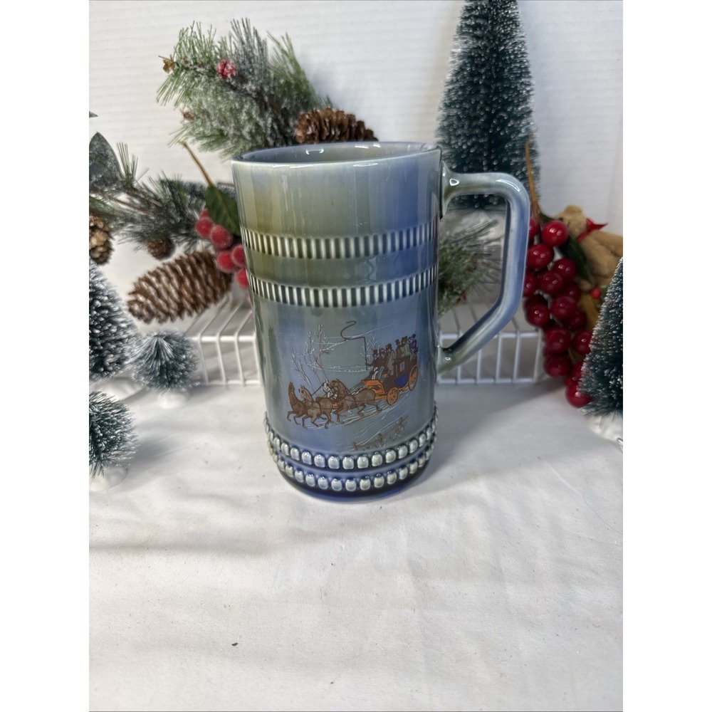 Vintage Irish Porcelain Ireland Stagecoach Stein Made In Ireland